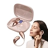 Over Ear Kopfhörer – Over the Ear Wireless Earbuds | Kabellose Kopfhörer über dem Ohrbügel | Sports Over Ear Aurbuds, bequemes Stereo-Headset für Radfahren Flugzeug Travel Motorcycl