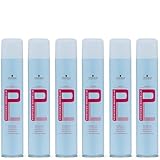 Schwarzkopf Professionelle Laque 500 ml super strong hold Haarspray 6er Set