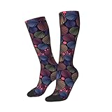 Bunte Socken für Erwachsene Bunte Schalen Unisex Sneakersocken für Sommer,Oma,Herren,Fahrrad,Fussball