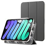 TiMOVO Hülle für iPad Mini 7 2024 (A17 Pro) / iPad Mini 6 2021, iPad Mini 7./6. Generation 8.3 Zoll, Schlank Magnetisch Schutzhülle mit Auto Schlaf/Aufwach, Trifold Hülle für iPad Mini, Raum Grau