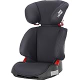 BRITAX RÖMER Kindersitz 15-36 kg ADVENTURE, hohe Rückenlehne und Seitenaufprallschutz für Kinder (Gruppe 2/3), 3,5 bis 12 Jahre, Storm Grey