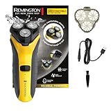 Remington Elektrischer Rasierer [Unzerstörbar/Indestructible] Rotations- Rasierapparat (Nass & Trocken, Polycarbonatgehäuse, Dual track Klingen, Comfort Detailtrimmer + 3 Tage Bart Styler) PR1855