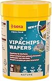 sera Vipachips Wafers 100 ml | Hauptfutter mit 4% Insektenmehl | Schnell sinkende Chips für alle bodenfressende Fische | Ohne Farb- & Konservierungsstoffe | Ressourcenschonend & naturnahe Ernährung