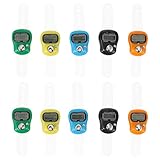 Mikinona 10 Stück Manueller Mechanischer Zähler bis Kompakt Handlich für Sport und Tägliche Nutzung Farbe Zufällig Zufällige Farbe