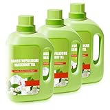 Waschmittel Flüssig, Flüssigwaschmittel, Farbiges Waschladungen, Mikrofaser Waschmittel Vollwaschmittel, Langanhaltende Frische & Geruchsentfernung Bei Kaltwäsche für Helle, & Dunkle Wäsche (3)