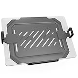 WORLDLIFT Universal Laptop Halterung 12-17 Zoll - VESA Laptop Adapter für VESA 75x75/100x100 mm - Notebook Halterung mit Belüftung Kompatibel mit Monitorarmen