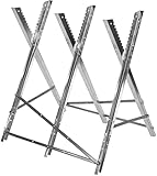 Güde Sägebock GSB 600-680 (für Brennholz oder Kaminholz max. ø 300 mm, geeignet für Kettensägen jeglicher Art, höhenverstellbar (600-680 mm), mobil einsetzbar, platzsparend zu verstauen)