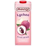 Maaza Lychee Fruit Drink, Litschi Fruchtsaft zum Genießen, 6x1l