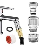 Feeuid Wasserhahnadapter, Schnellverbinder für Wasserhahn, Adapter für Wasserhahn