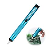 Lötpumpe,Entlötpumpe,Entlöten,Entlötsaugpumpe,Aluminiumlegierung Entlötventilpumpe,Hoch Temperaturbeständige Silikondüse Lötsauger,Desoldering Pump Für Professionelle Schweißer Lötabsaugung