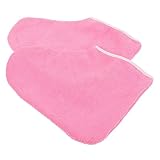 Beaupretty 2 Stück Fußsocken und Fußabdeckungen Lotion Socken Anti-Riss-Socken mit Gel gefütterte Socken feuchtigkeitsspendende Fußsocken feuchtigkeitsspendende Fußabdeckung Stoff Rosa