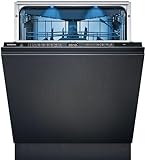 Siemens SN65ZX07CE, iQ500 Smarter Geschirrspüler Vollintegriert, 60 cm breit, Besteckschublade, Made in Germany, Zeolith Trocknung, extra leise, aquaStop, varioSpeed Kurzprogramm, Innenbeleuchtung