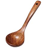 Suppenlöffel aus Holz, langer Griff, Dessert, Reis, Suppe, Schöpflöffel, Teelöffel, Kochlöffel, Küchenbesteck, Gadget-Zubehör