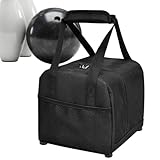 Bowling-Tragetasche – Schützender Gepolsterter Bowlingballhalter, Handtasche Mit Mehreren Fächern, Langlebige Sportausrüstung | Reise-Turnier-Übungs-Wettkampf-Zubehör Für Männer, Sportler, Spieler, Ha