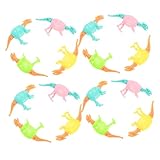 Garneck 50 Stück Dinosaurier-Skelett- Kinderspielzeug Dinosaurierspielzeug Aus Kunststoff Dinosaurier-Ornamente Für Dinosaurier-modellbausatz Dino -gebäudespielzeug Plastik