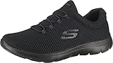 Skechers Damen Summits Sneaker , Schwarz , 40 EU