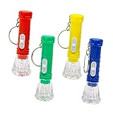 EXCEART 40stücke Mini Led Taschenlampen Schlüsselanhänger Aus Kunststoff Tragbar Für Schlüsselbund Camping Wandern Jagd Angeln Notfall