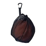 Basketballtasche – hält Bälle trocken, Kordelzug, Sportausrüstung, Netztasche, Befestigung von Funktionalität, Fußballschlinge, Tragetasche, Netz-Handtasche für den Transport einzelner