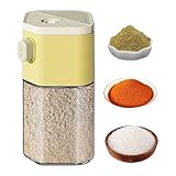 Glas Pfefferspender - luftdicht und leckeres Salzschüttlerflasche mit Deckel für Küchen Hinterhof Apartment Party Camping Restaurant, Gewürzgewürzhalter, transparentes Glas, Boxed Set. 2.36in
