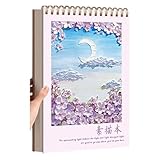 Zeichenblock, Zeichenblock, 160 g/m², Papier, perfekt für gemischte Medien, Skizzieren und Aquarellmalerei, Künstlerqualität für Marker