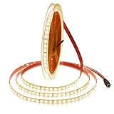 ALITOVE LED Strip Lights Warmweiß 3000K 10.0 m 1200 LEDs 2835 SMD 24V 120W 18000LM Ultrahelle LED Flexible Lichtschlauch für Küche Schlafzimmer Unterschrank Flur Treppenbeleuchtung (kein Netzteil)