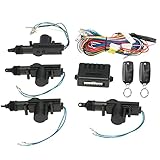VISLONE Universal Auto Türschloss Keyless Entry System Remote Central Control Locking Kit with Trunk Release Button