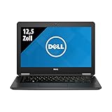 Dell Latitude E7270-12,5 Zoll - Core i5-6300U @ 2,4 GHz - 8GB RAM - 250GB SSD - WXGA (1366x768) - Webcam - Win10Pro (Generalüberholt)
