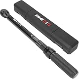 RIMKOLO 3/8-Zoll-Antrieb, Klick-Drehmomentschlüssel, 72 Zähne, Dual-Direction-Drehmomentschlüssel, 3/8-Antrieb mit Schnalle (15-135 Nm)