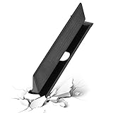 Zerone Festplattenabdeckung für PS4, Kunststoff HDD Festplattenschlitz Abdeckung Türklappe für Pro Konsole Schwarz