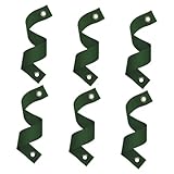 ROMISBABA 6 Stück Grüne Baumstützgurte mit Ösen Windfeste Baumbindebänder zur Aststütze und Baumpfahlbefestigung Vielseitige Pflanzenbinder für Setzlinge und Obstbäume Einfache Installation