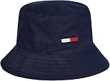 Tommy Jeans Tjm Flag Bucket Hat Hüte, Herren, Blau (Twilight Navy), Os