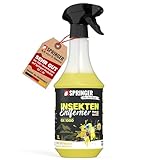 SPRINGER GX1000 - - Insektenentferner 1L - - Made in Germany - - Schonende Rezeptur - - Tiefenwirksame Formel - - Insekten-Reiniger für hartnäckige & angetrocknete Insektenreste