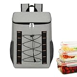 Picknick-Rucksack-Kühler – Picknicktaschen für Familie, große Kapazität, Camping-Thermo-Tragetasche für Arbeit, Reisen, Schule, Mittagessen