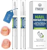 2 Stück Nail Repair pen,Nagelpflegestift,Nagelpflege,Nagelpflegestift für gepflegte Fingernägel & Fußnägel,Schutz & Stärkung Brüchiger Nägel,Verbessert das Aussehen von durch Nägel Beschädigten