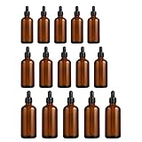 iplusmile 15 Stücke Leere Braunglasflasche mit Pipette Braunglas Pipettenflasche Nachfüllbare Glas Tropfflasche Apothekerflasche Apothekenfläschchen Ätherisches Öl Flaschen
