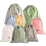 8 Stück Packbeutel Set, Packbeutel für Rucksack, Beutel Wasserdicht, Stoffbeutel mit Kordelzug, Packbeutel Reise, Packbeutel für Koffer Kosmetik, Organizer Reisetasche
