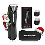 MAXGROOM Intimrasierer Mann, Rasierer Herren Intimbereich Elektrisch Körperrasierer,Körperhaartrimmer, Haartrimmer Intimbereich für Brust Beine Achselhöhlen Leiste Hoden Balls
