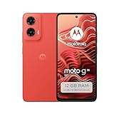 Motorola Moto g35 5G Smartphone (Robustes 6,72'-FHD+-Display Dank Corning Gorilla Glass 3, 50-MP-Kamera, 8/128 GB, ultrastarker 5000-mAh-Akku, wasserabweisend) Guava Red, inkl. Schutzcover