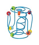Hape Spring-a-Ling – Motorikschleife aus Holz mit bunten Kugeln, fördert Feinmotorik & Farberkennung, für Kinder ab 6 Monaten