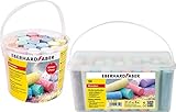 Eberhard Faber Straßenmalkreide, 50er Eimer + 20er Eimer Glitzerkreide