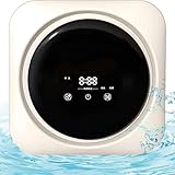 ToayNia An der Wand montierter Waschtrockner, vollautomatische wandmontierte Waschmaschine mit Fronttrommel, tragbare wandmontierte Waschmaschinen, elektrische Kompaktwaschmaschine