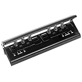 Verstellbarer 6-Loch-Locher aus Metall, A5 A6 A7 6-Ring-Locher mit Positionierungsmarkierung, 6 Blatt-Kapazitäten Locher für Tagesplaner, Personal, Agenda, Binder Nachfüllseiten