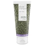 Silver Shampoo gegen Haarausfall und Gelbstich bei blondem oder grauem Haar – mit Biotin und Koffein für kräftigeres, klareres Haar
