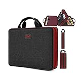 ZINZ Schlank und Erweiterbar 15 15,6 16 Zoll Laptop Hülle Tasche mit Griff Riemen, Stoßfeste Wasserdicht PC Sleeve kompatibel mit die meisten 15'-16' Laptops MacBook/Dell/HP/Lenovo/Acer/Ausu,B01RD01
