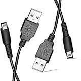 Link-e : 2 X USB Ladekabel, Ladegerat, Kabel Kompatibel mit Nintendo 2DS, 2DS XL, New 2DS, New 2DS XL, 3DS, 3DS XL, New 3DS XL, New 3DS XL, DSI, DSI XL