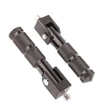 Fussrasten Klapar,Fußrasten Motorrad,Klappbar Fußrasten Für Moped, 2 Stück Aluminiumpedale Für Motorrad Elektroauto 8 mm Universelle 90-Grad Klapare Stützstange (Schwarz)
