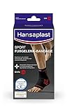 Hansaplast Sport Fußgelenk-Bandage, Sprunggelenkbandage schont und unterstützt das Gelenk, Knöchelbandage passend für das rechte und linke Fußgelenk, Größe L/XL