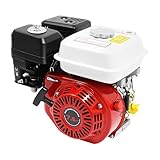 TONFEION 4-Takt-Benzinmotor 212CC, Gasmotor Benzin Motor 7.5 PS, Go-Karts Motor Benzin, Benzinbetriebener Mehrzweckmotor 0.79Gal, Luftkühlung Einzylinder für Wasserpumpen, Rüttler