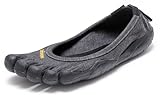 V I B R A M - Five Fingers - Classic ECO Women - offener Damen Slip On Zehenschuh/Barfußschuh/Wasserschuh (Black, EU Schuhgrößensystem, Erwachsene, Damen, Numerisch, M, 39)
