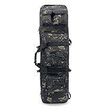 Alephnull Gewehrrucksack Weiche Gewehrkoffer Schrotflinten Tasche Taktischer Gewehrkoffer Schrotflinten Tasche Waffenkoffer (Schwarz CP, M)